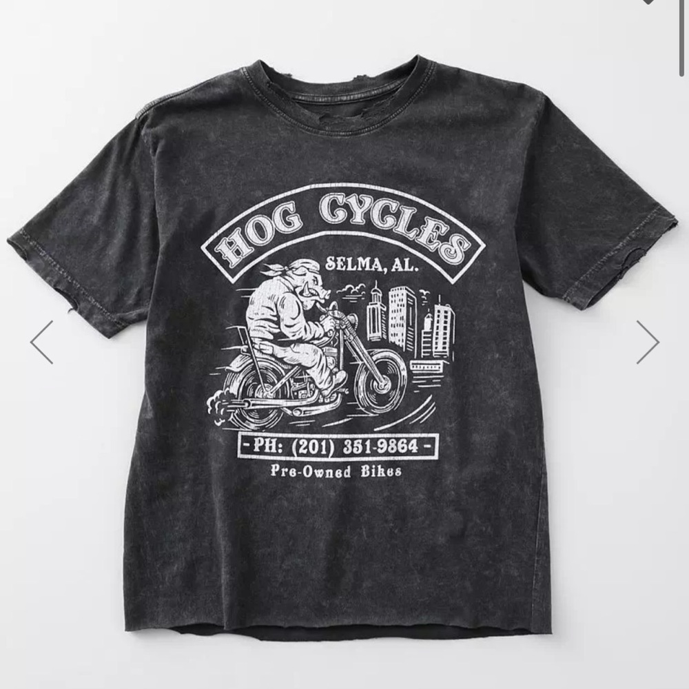 Motorcycle graphic tee